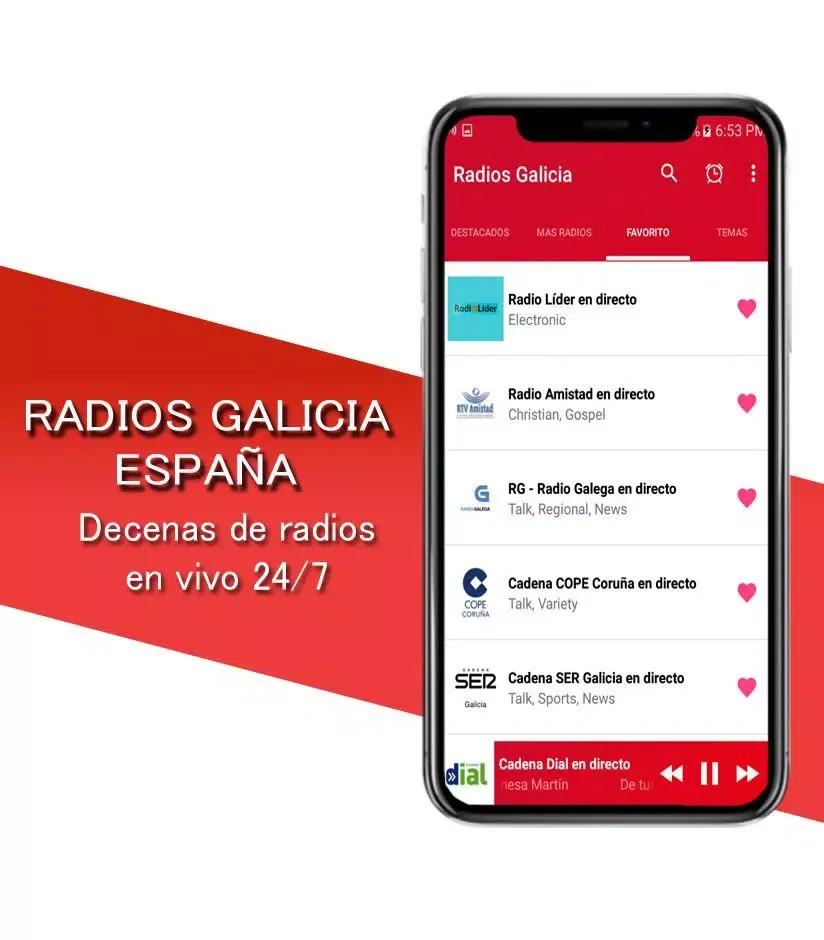 Radios de Galicia سکرین شاٹس