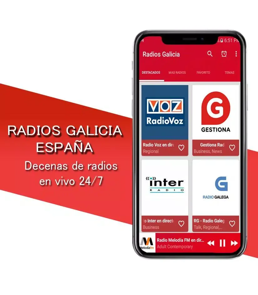 Radios de Galicia سکرین شاٹس