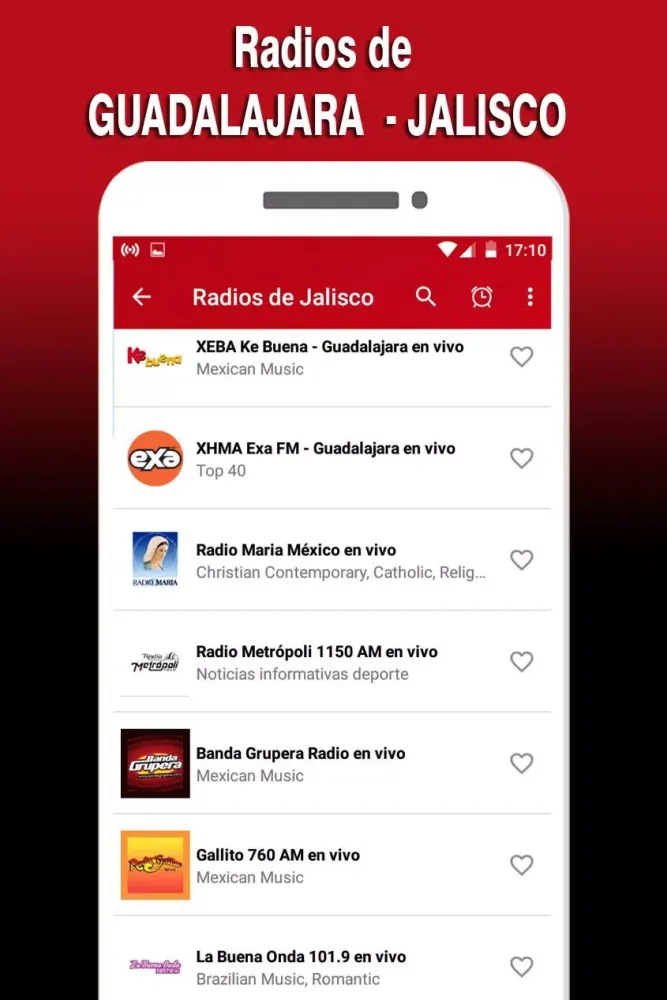 Capturas de pantalla de Radios de Guadalajara Jalisco