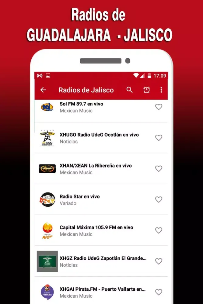 Capturas de pantalla de Radios de Guadalajara Jalisco