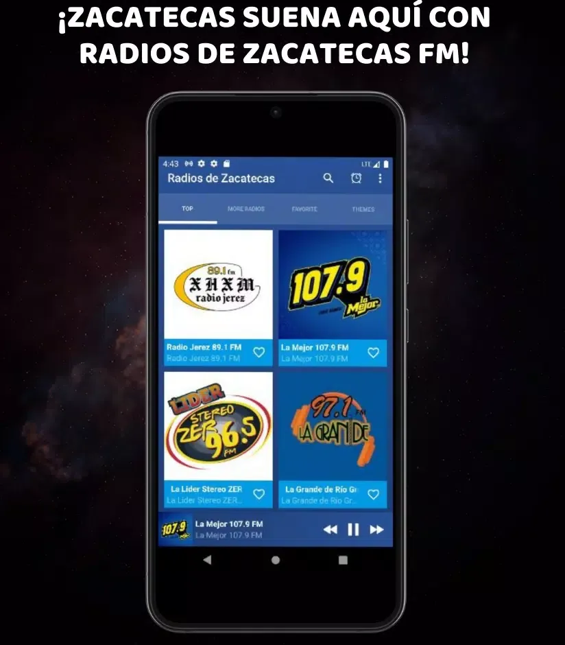 Скриншоты Radios de Zacatecas FM