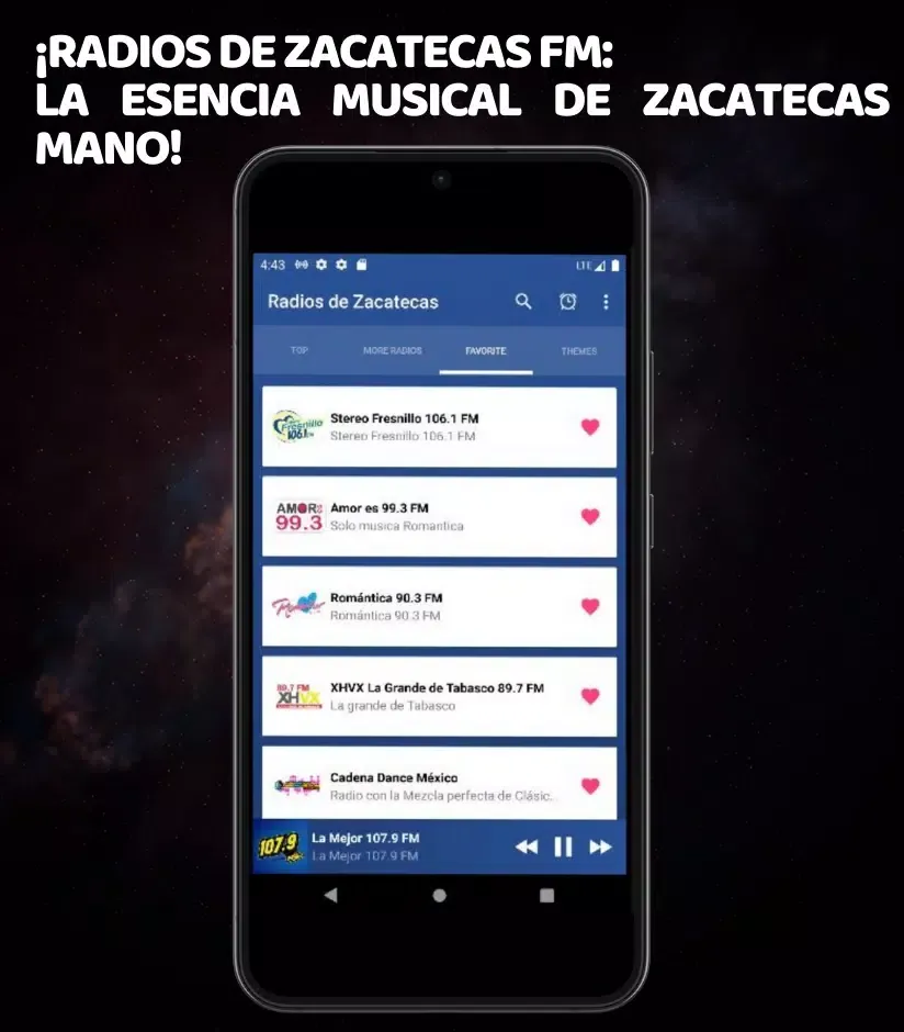 Скриншоты Radios de Zacatecas FM