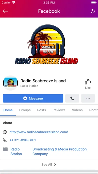 Скриншоты Radio Seabreeze Island FM