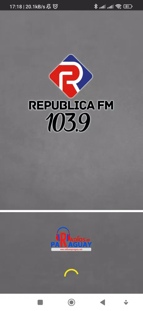 ภาพหน้าจอของ Radio República FM Online
