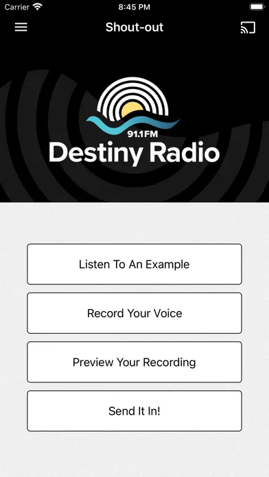 Destiny Radio স্ক্রিনশট