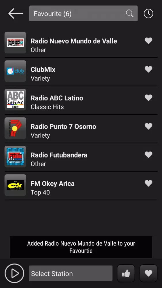Chile Radio Screenshots
