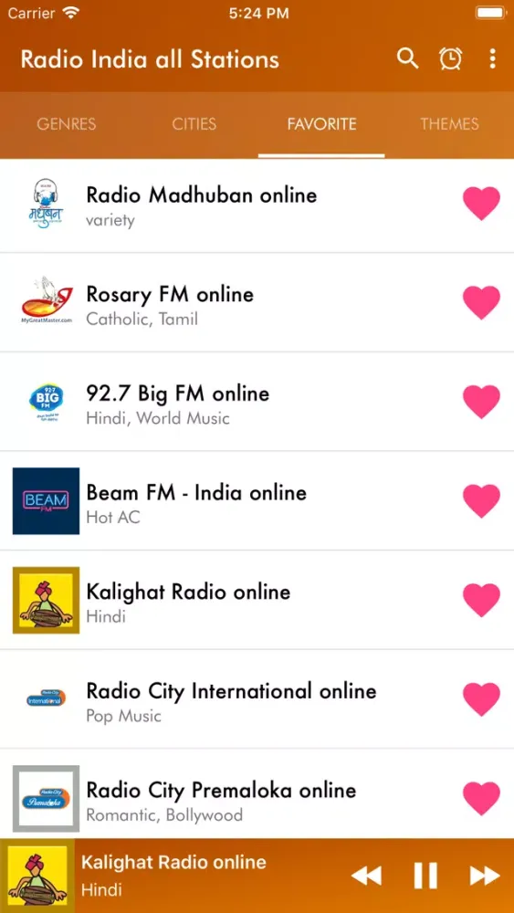 Capturas de pantalla de Radio India all Stations