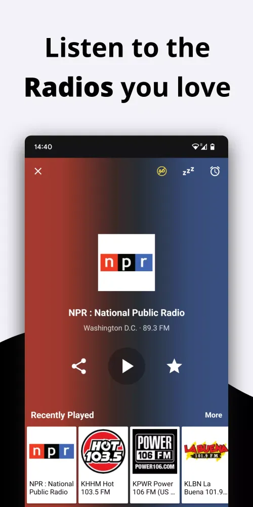Capturas de pantalla de Radio USA FM
