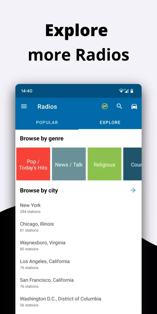 Capturas de pantalla de Radio USA FM