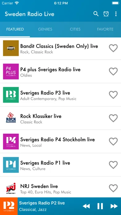 Sweden Radio Live スクリーンショット