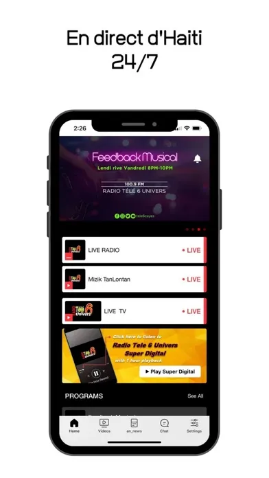 Radio Télé 6 Univers Screenshots