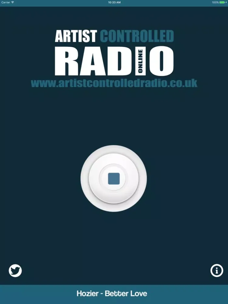 Capturas de pantalla de Artist Controlled Radio iPad 