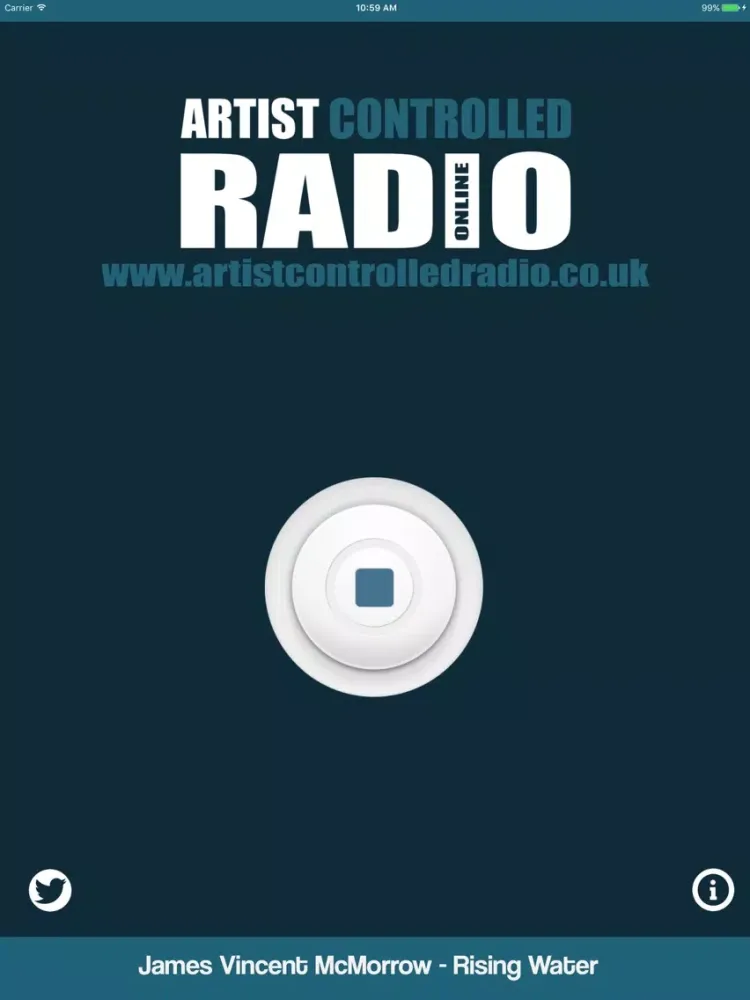 Capturas de pantalla de Artist Controlled Radio iPad 