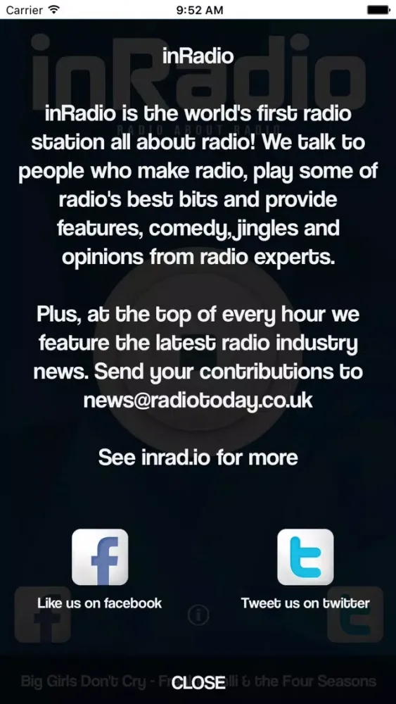 inRadio LIVE Screenshots