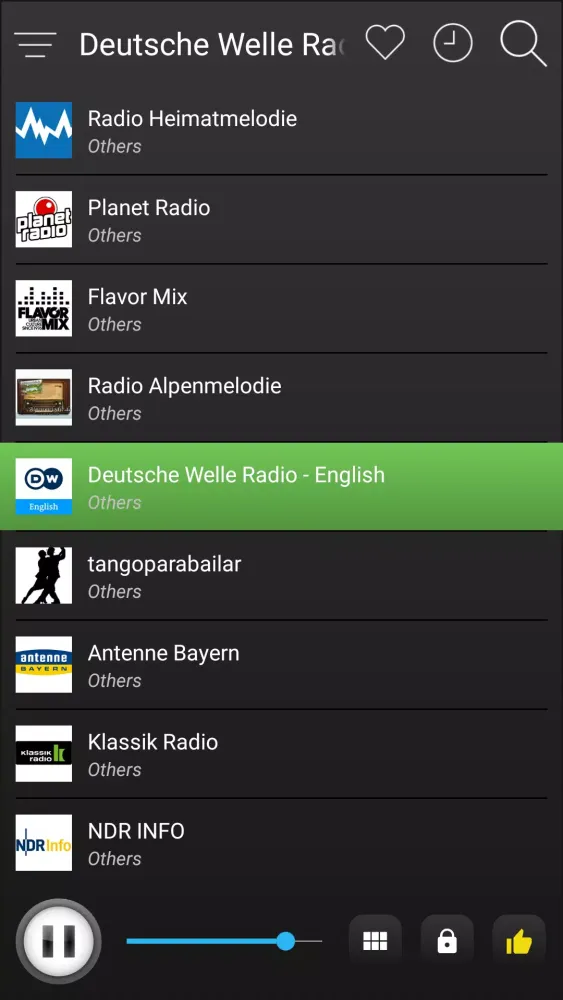 Ảnh chụp màn hình của Germany Radio FM - Radio Deutsche FM