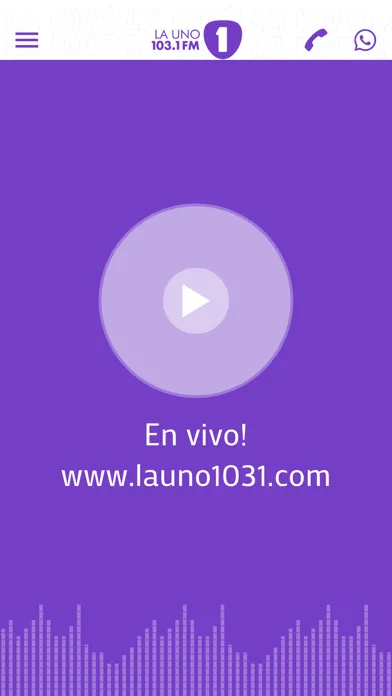 Capturas de pantalla de La Uno 103.1