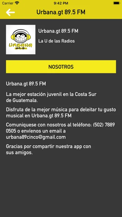 تصاویر Urbana.gt 89.5 FM