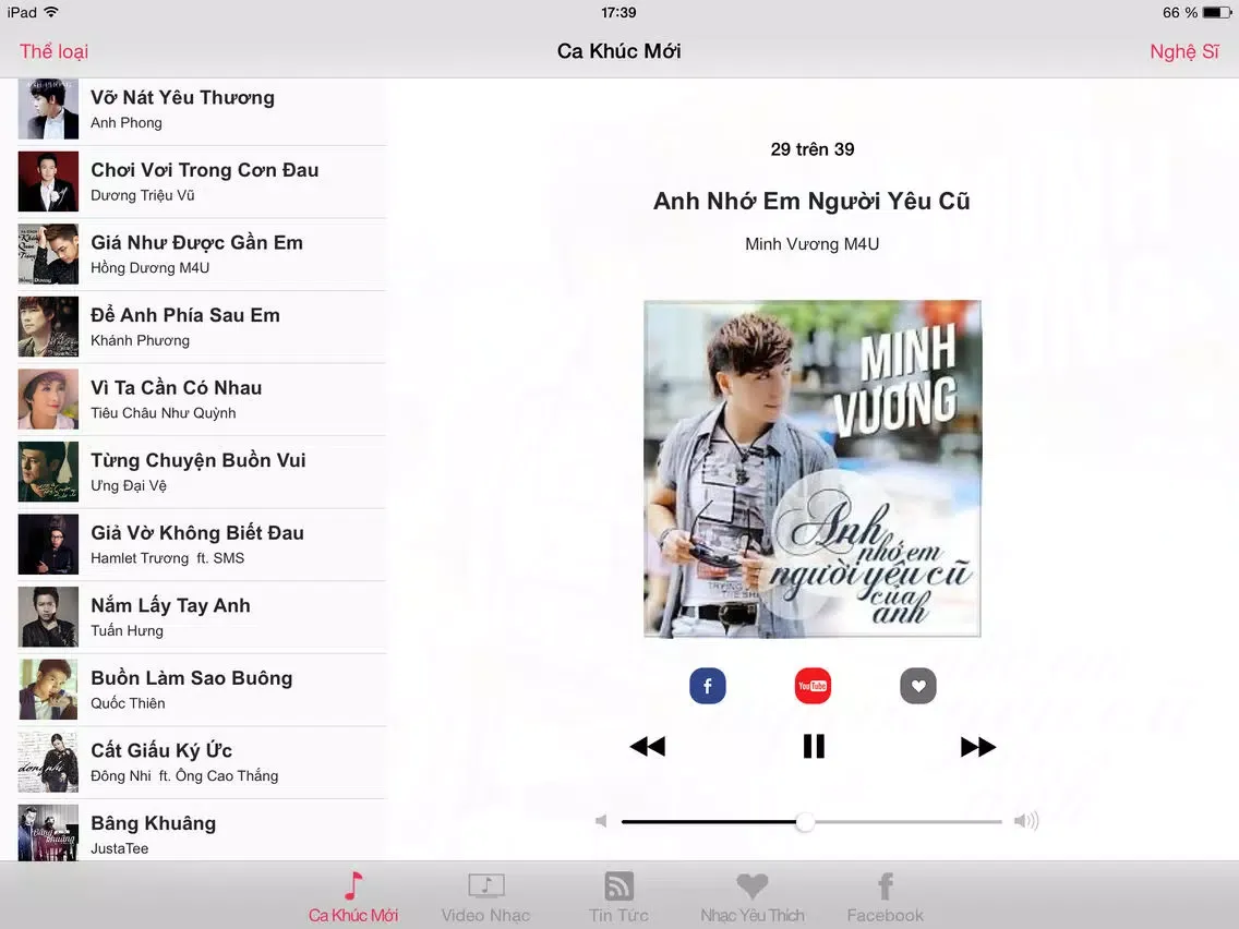 Nhạc Việt - Nghe nhạc trực tuyến iPad Screenshots