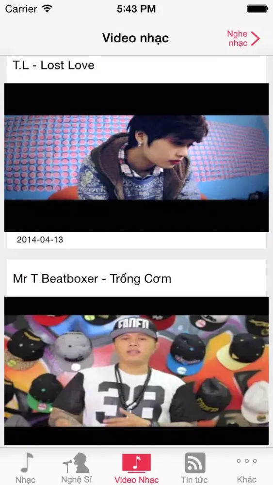 Nhạc Việt - Nghe nhạc trực tuyến Screenshots