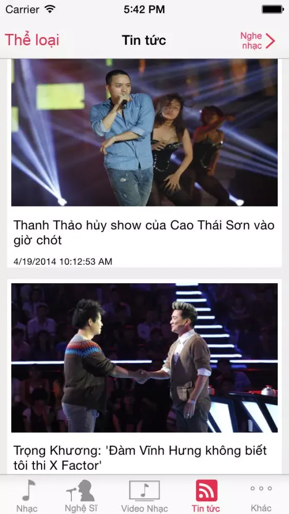 Nhạc Việt - Nghe nhạc trực tuyến Screenshots