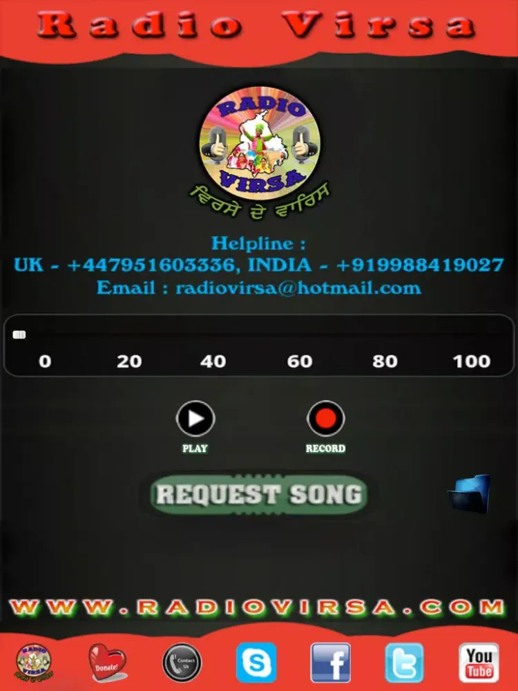 Radio Virsa iPad  Screenshots