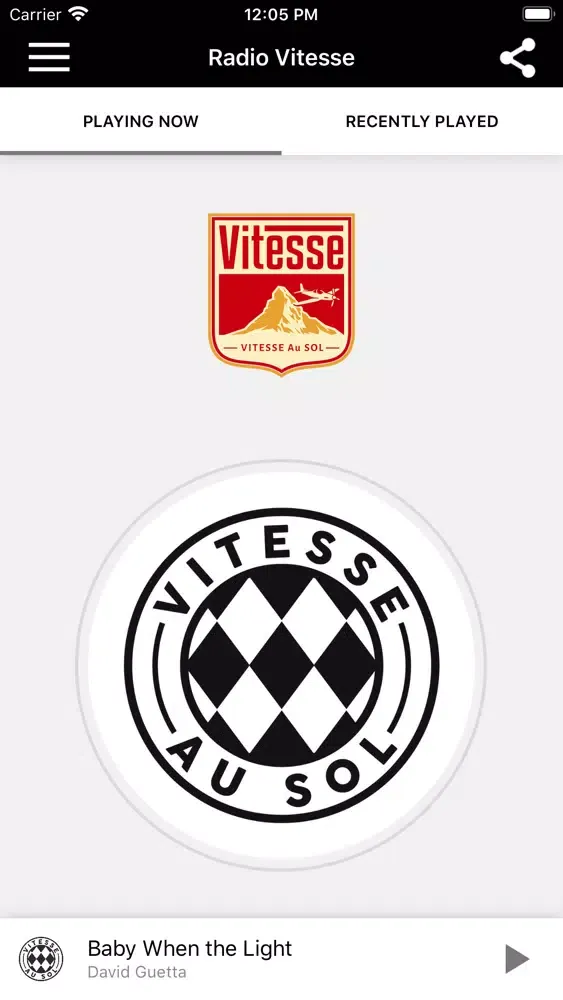 Screenshot di Radio Vitesse