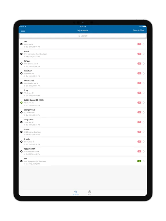 BlueFox GPS iPad  سکرین شاٹس