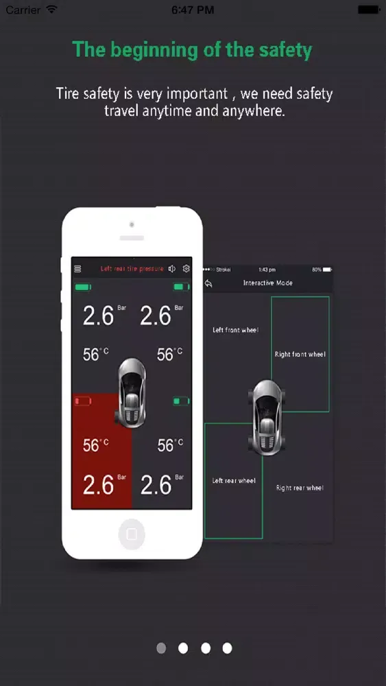Capturas de tela do RADIQ4U TPMS