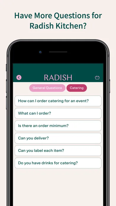 Capturas de pantalla de Radish Kitchen