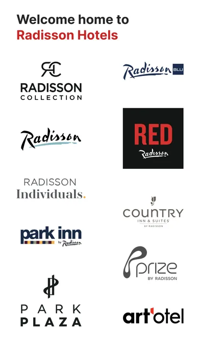 Radisson Hotels Stays Screenshots