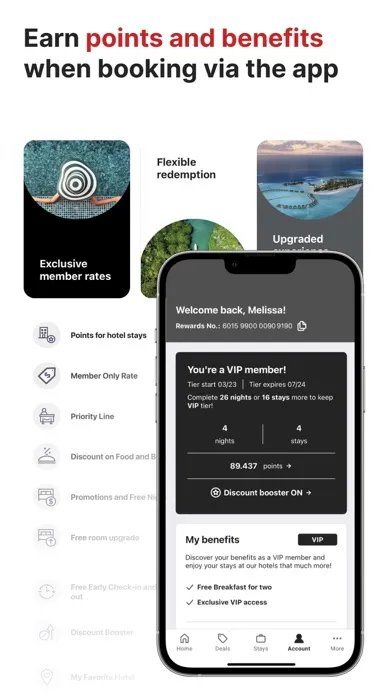 Radisson Hotels Stays Screenshots