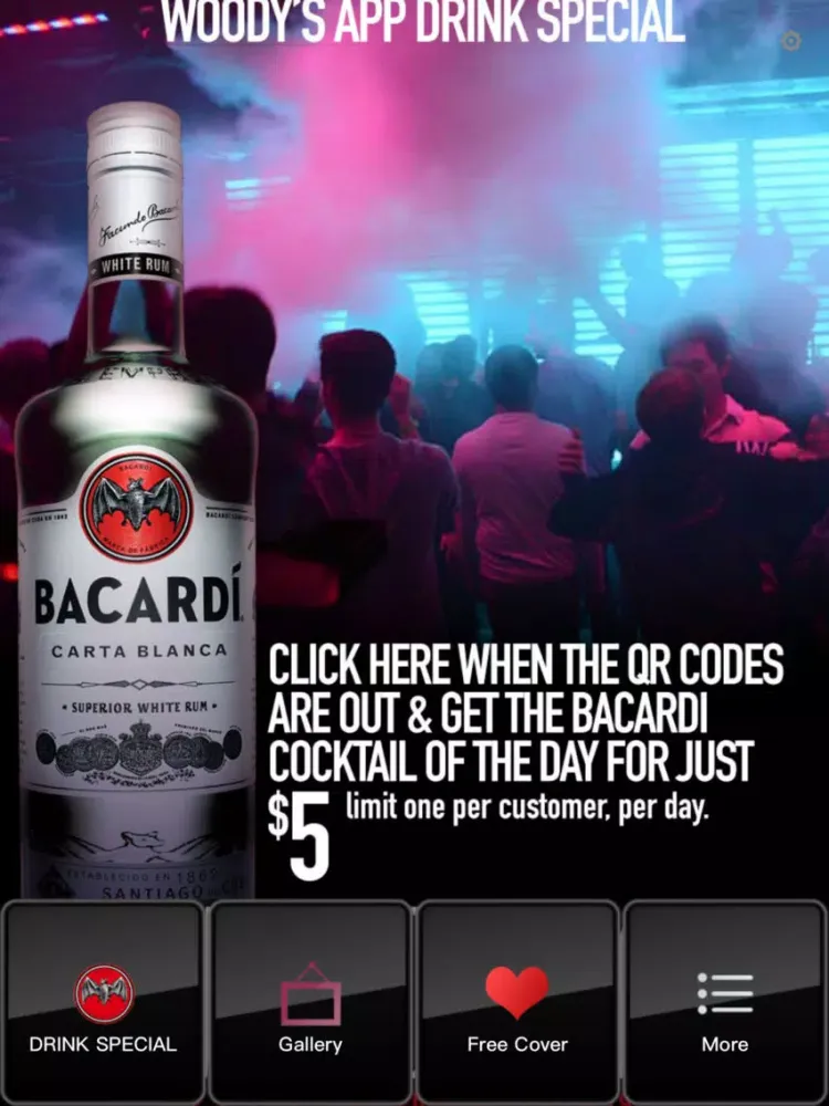 Capturas de tela do Woody's Bar iPad 