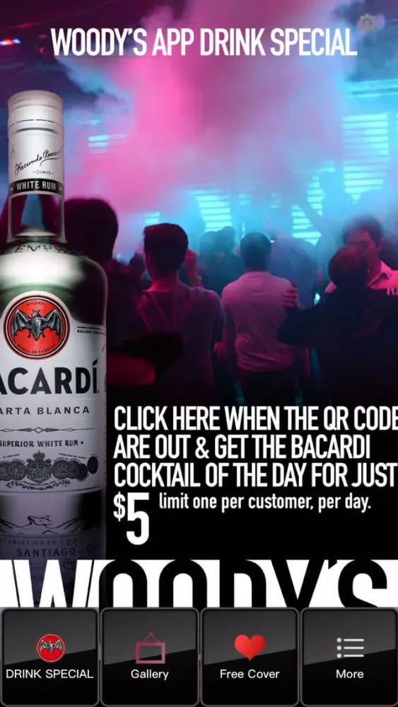 Capturas de tela do Woody's Bar