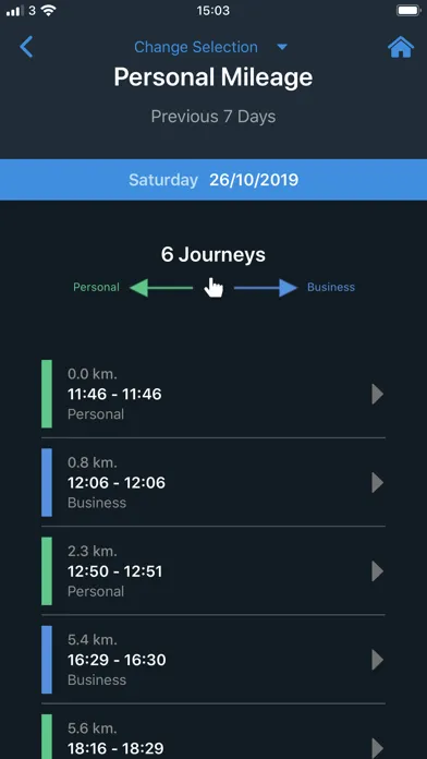 Capturas de pantalla de Kinesis Driver App