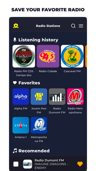 Скриншоты Radio Brazil - Live Radios