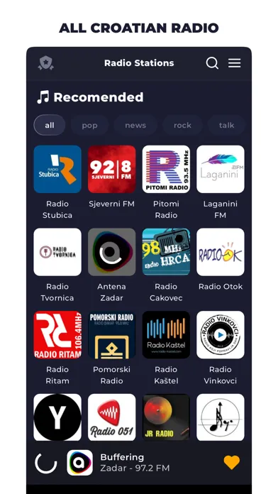 Radio Croatia - Online Radio Screenshots