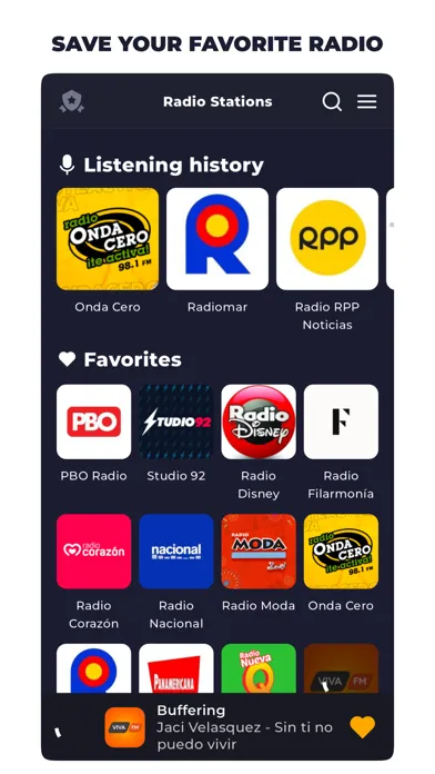 Скриншоты Radio Peru FM: Radio Online