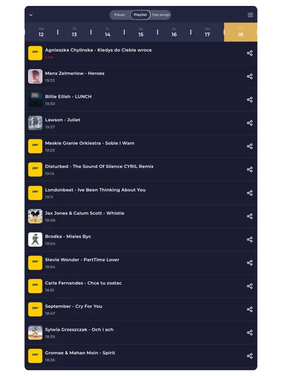 Radio Poland Online iPad Screenshots