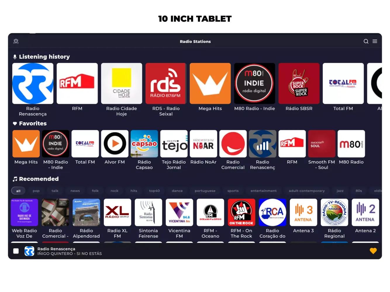 Radio Portugal - Online Radio Ekran Görüntüleri