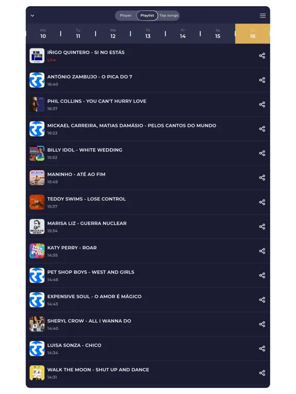 Capturas de pantalla de Radio Portugal - Online Radio iPad 