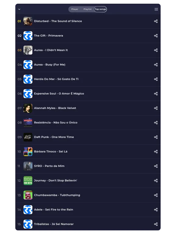 Capturas de pantalla de Radio Portugal - Online Radio iPad 