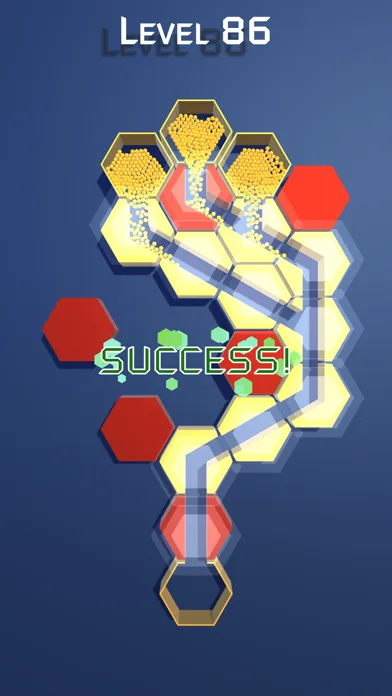 Tangkapan skrin Hexa Drops