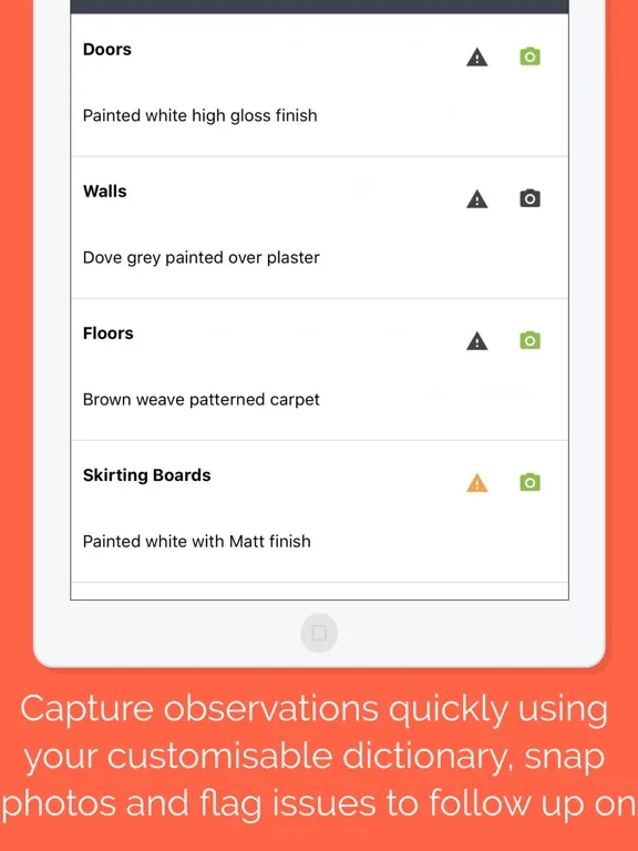 ภาพหน้าจอของ Host Inspect iPad 