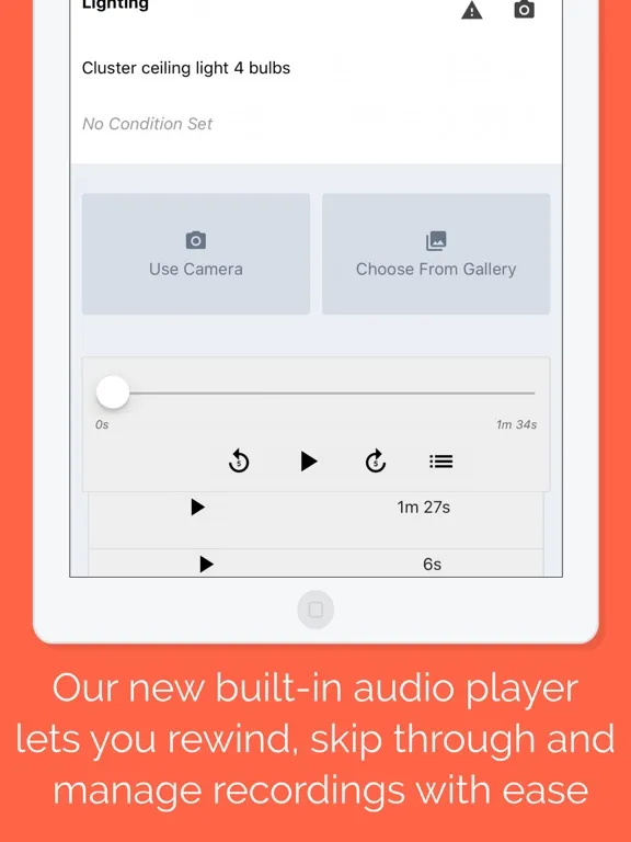 ภาพหน้าจอของ Host Inspect iPad 