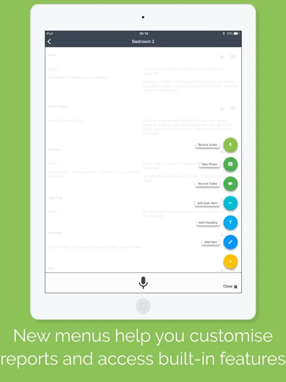 Tangkapan layar InventoryBase iPad 