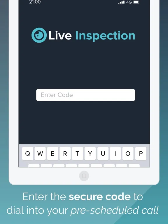 Capturas de pantalla de Live Inspection iPad 