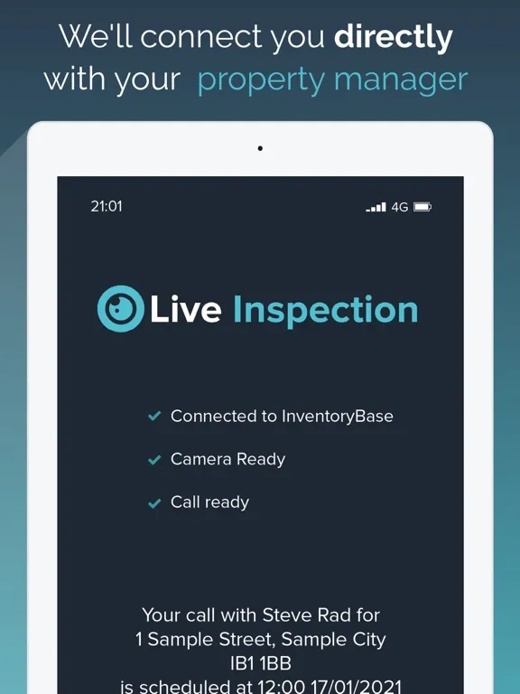 Capturas de pantalla de Live Inspection iPad 