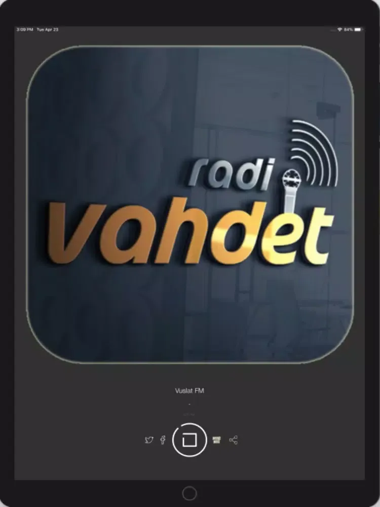 Capturas de tela do Radio Vahdet iPad 
