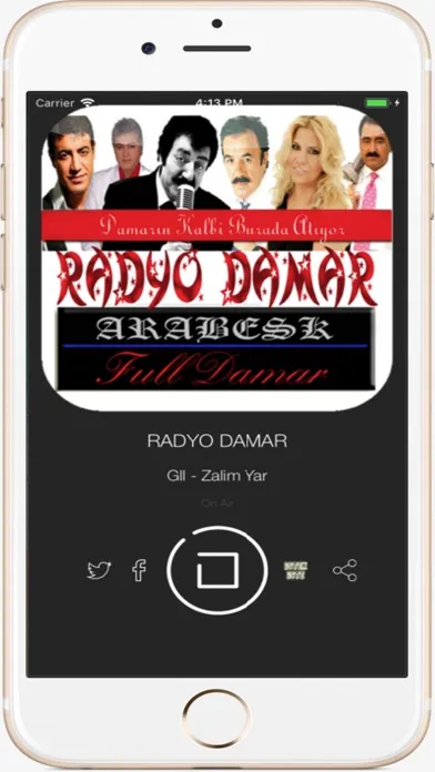 ภาพหน้าจอของ Radyo Damar - Arabesk Radyo