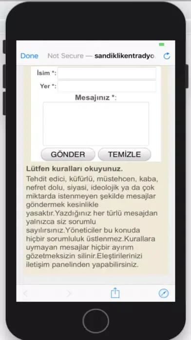 Zrzuty ekranu Sandıklı Kent Radyo